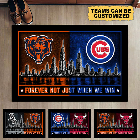 Chicago Skyline Customized Doormat - Anti Slip Indoor Doormat