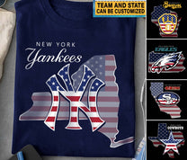 Patriotic Sports T-Shirt - Customized Shirt