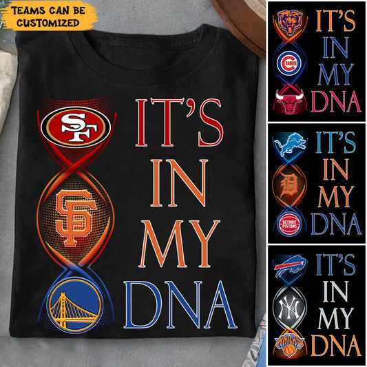 Three Teams DNA Shirt - Customized Shirt V2 (Clt)