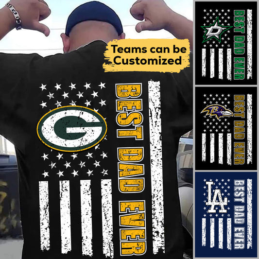 Best Dad Ever Customized Shirt - Perfect gift for Father's Day .