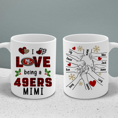 I Love Being A Grandma - Customized Team Ceramic Mugs