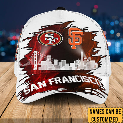 San Francisco Skyline Classic Cap - Customized Classic Cap - SFG, 49
