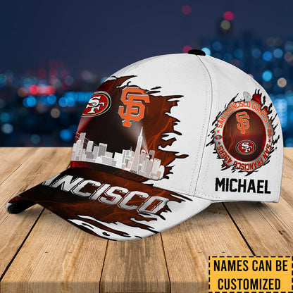 San Francisco Skyline Classic Cap - Customized Classic Cap - SFG, 49