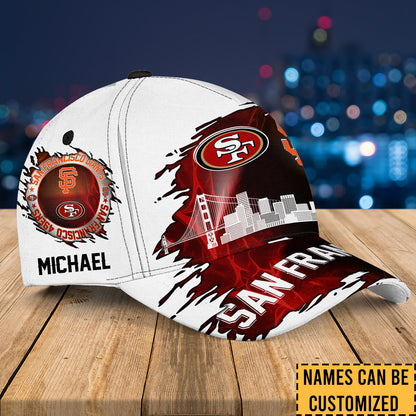 San Francisco Skyline Classic Cap - Customized Classic Cap - SFG, 49