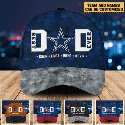 Best Dad Ever Two Tone Classic Cap - Perfect Gift For Father's Day