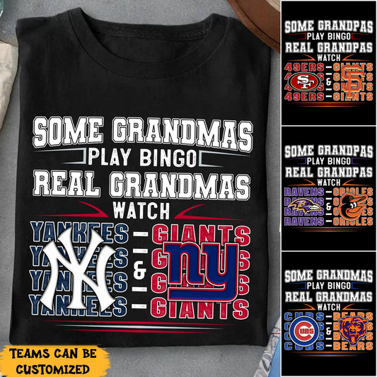 Real Grandmas/Grandpas Shirt - Customized Shirt