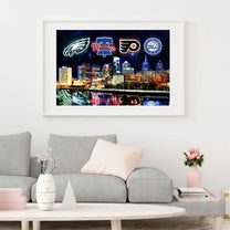 Philadelphia Skyline Unframed Poster, Wall Art