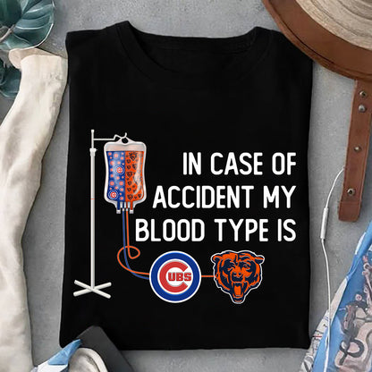 In Case Of Accident My Blood Type Shirt - Customized Shirt
