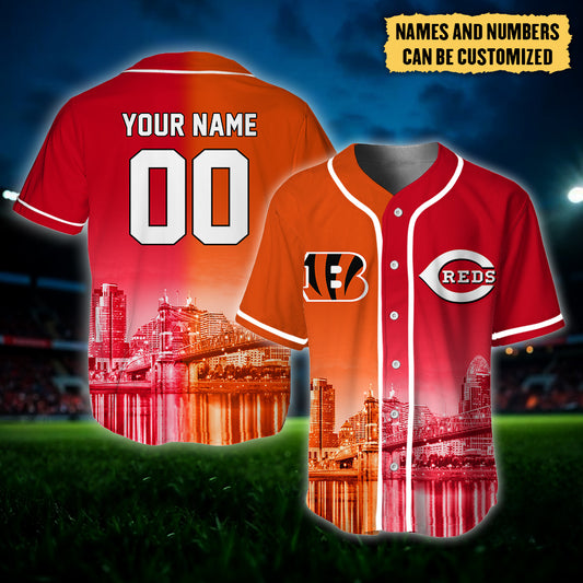 Cincinnati Baseball Jersey - Customized Jersey - BGR