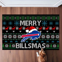 Merry Xmas Doormat - Anti Slip Indoor Doormat - BFLB