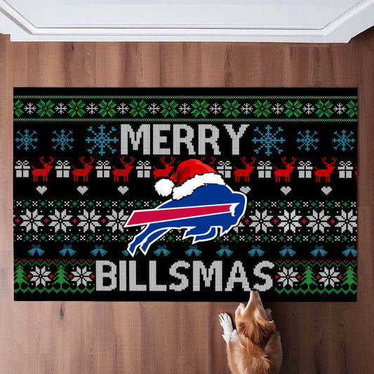 Merry Xmas Doormat - Anti Slip Indoor Doormat - BFLB