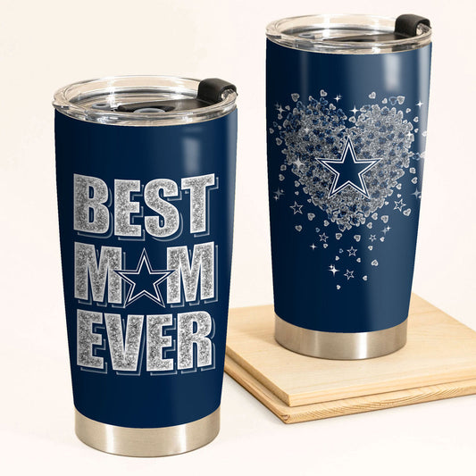 Just A Mom Who Loves Her Dallas Football Tumbler - Best Gift For Mother's Day (DLCB)