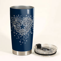 Just A Mom Who Loves Her Dallas Football Tumbler - Best Gift For Mother's Day (DLCB)