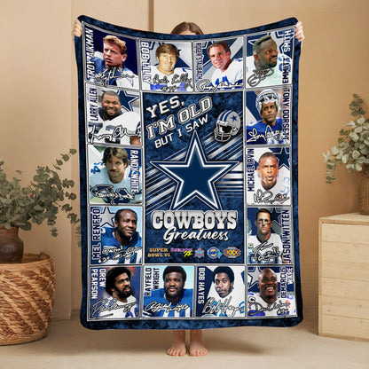 Dallas CB Greatness Fleece Blanket - DLCB