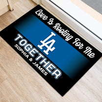 Love is Rooting for Together Doormat - Anti Slip Indoor Doormat - LAD