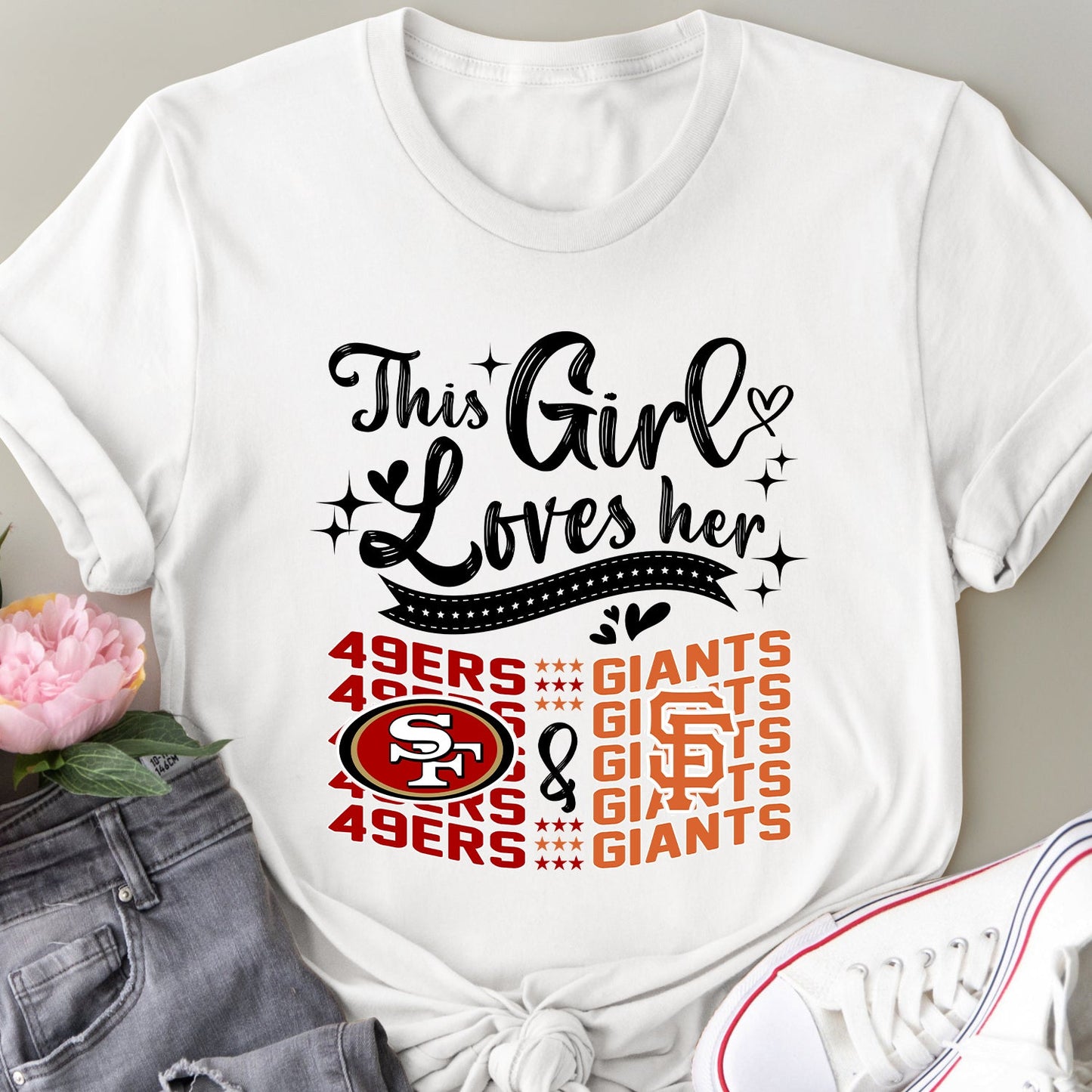 Customized Shirt For SF49ers + SFG