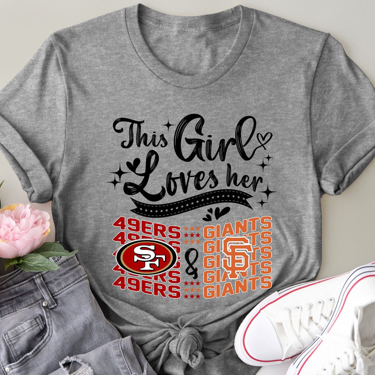 This Girl Loves Her Teams - SF49ers & SFG