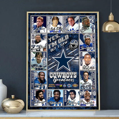Dallas CB Greatness Unframed Poster, Wall Art - DLCB