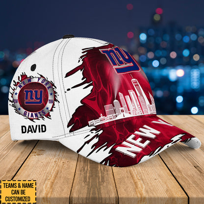 Team Skyline Classic Cap - Customized Team Classic Cap - NYG