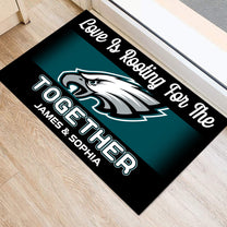 Love is Rooting for Together Doormat - Anti Slip Indoor Doormat - PLDPAEG