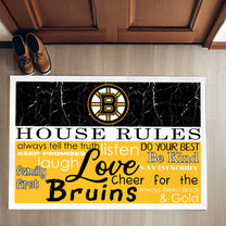 House Rules - Anti Slip Indoor Doormat - BTBR