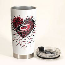 Just A Woman Who Loves Her Carolina Hockey Tumbler