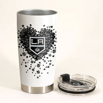 Just A Woman Who Loves Her Los Angeles K Hockey Tumbler