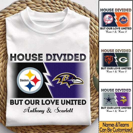 House Divided But Our Heart United Shirt - Customized Shirt