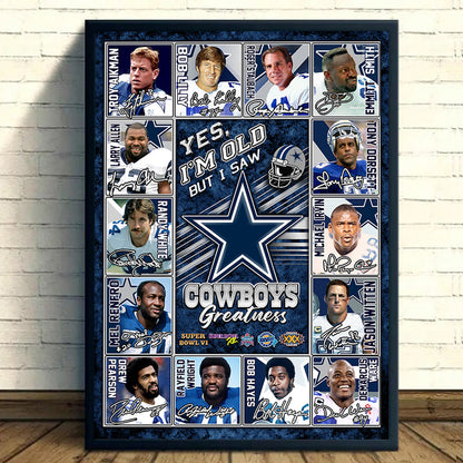 Dallas CB Greatness Unframed Poster, Wall Art - DLCB
