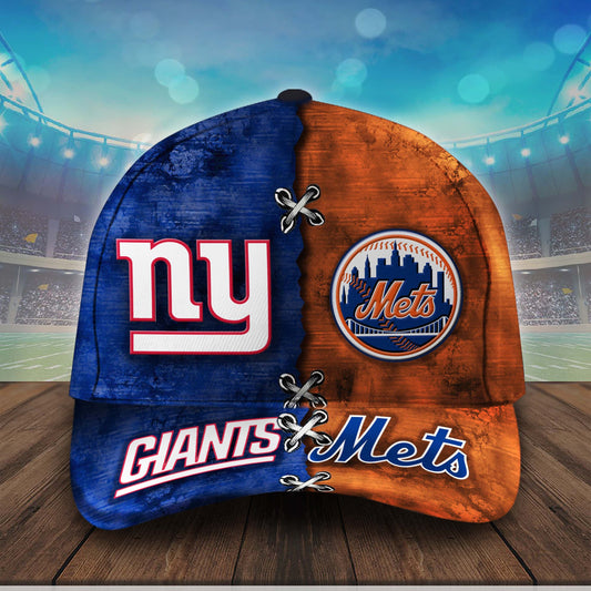 Team Classic Cap - Customized Classic Cap - NYG, NYM