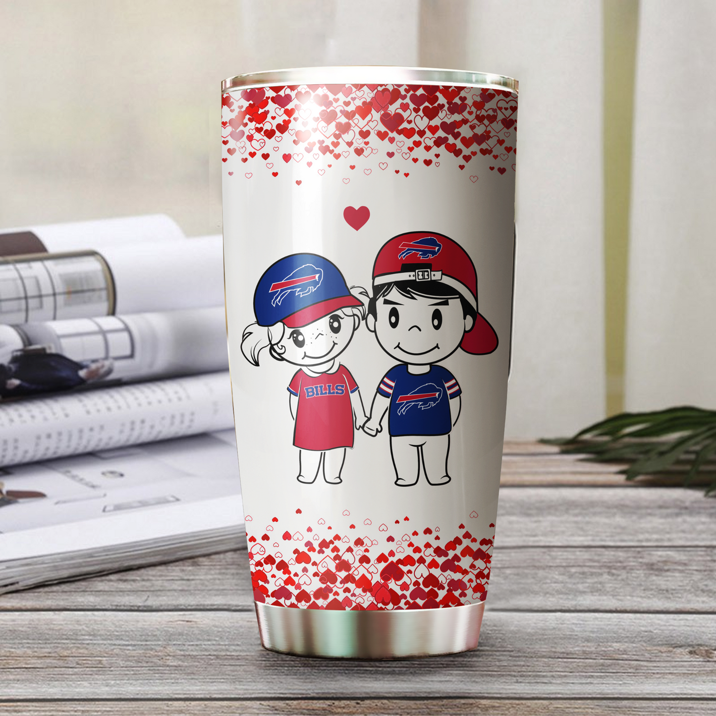 Valentine's Day Gift - Buffalo Football Tumbler