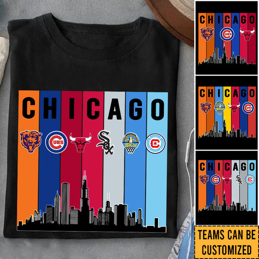 Teams With Skyline Shirt - Customized Shirt - CCG