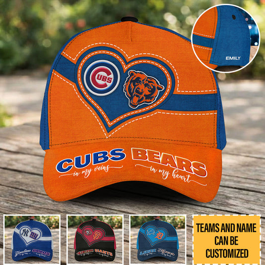In My Veins, In My Heart Classic Cap - Customized Classic Cap