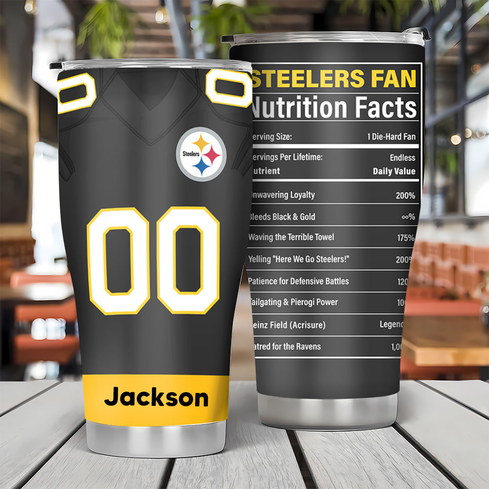 Nutrition Facts Stainless Steel Tumbler - PBST