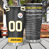 Nutrition Facts Stainless Steel Tumbler - PBST