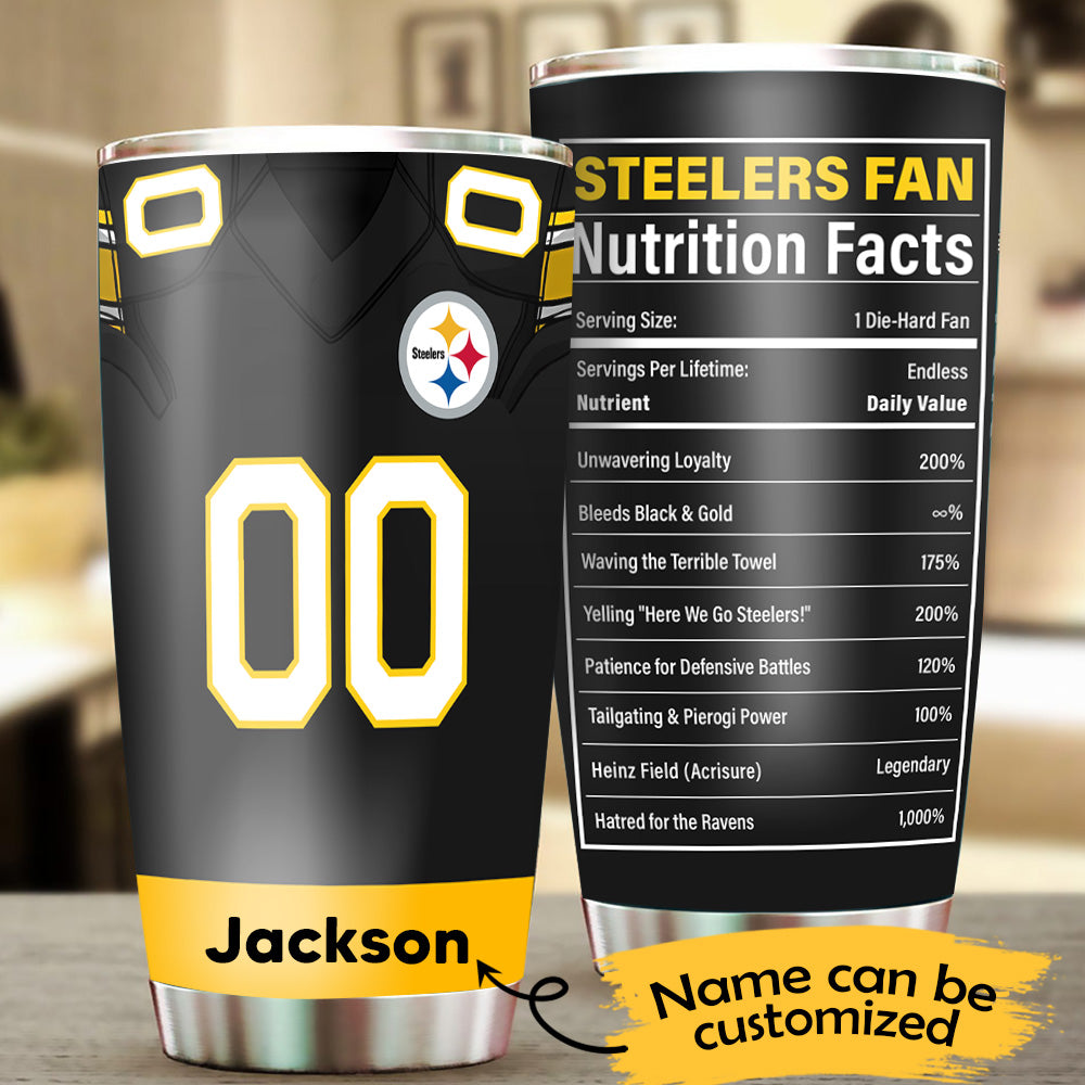 Nutrition Facts Stainless Steel Tumbler - PBST