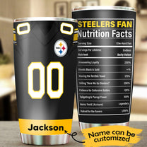 Nutrition Facts Stainless Steel Tumbler - PBST