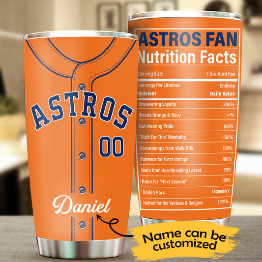 Nutrition Facts Stainless Steel Tumbler - HTAT