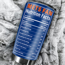 Nutrition Facts Stainless Steel Tumbler - NYM