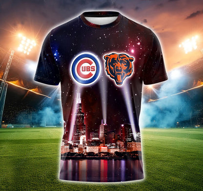 Chicago Skyline T-Shirt - Custom Print T-shirt
