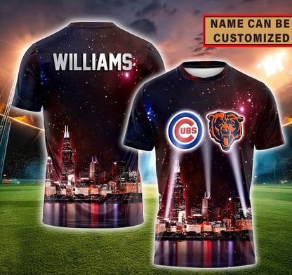 Chicago Skyline T-Shirt - Custom Print T-shirt