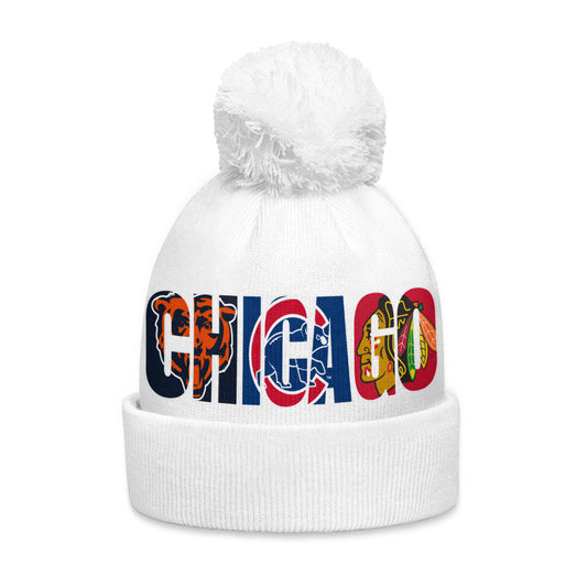 Chicago Bobble Knit Beanie