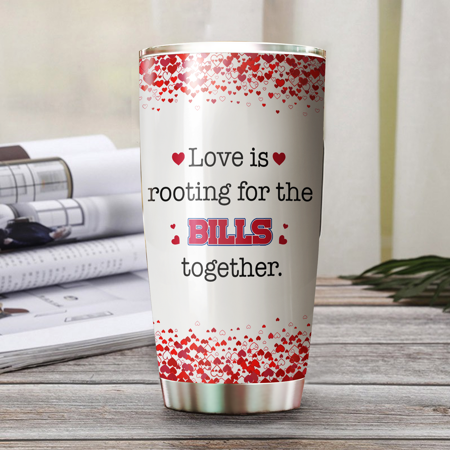 Valentine's Day Gift - Buffalo Football Tumbler