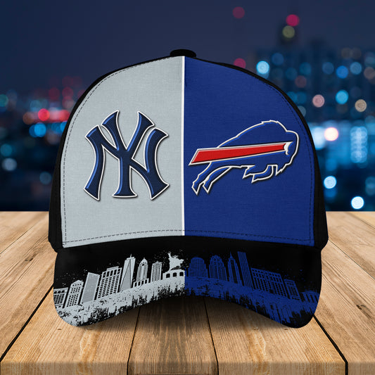 Teams With Skyline Classic Cap - Customized Team Classic Cap - BFLB, NYYK