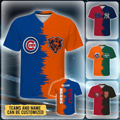 Two Teams Football Jersey- Customized Football Jersey