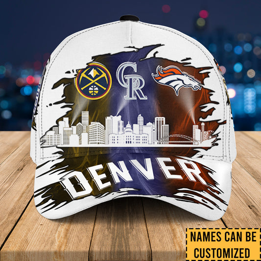 Denver Skyline Classic Cap - Customized Classic Cap