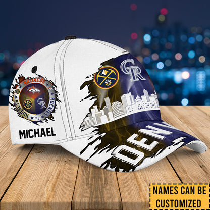 Denver Skyline Classic Cap - Customized Classic Cap