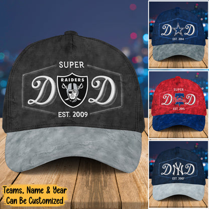 Super Dad Customized Classic Cap - Perfect Gift For Father's Day