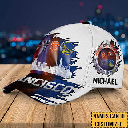 San Francisco Skyline Classic Cap - Customized Classic Cap - ver 2
