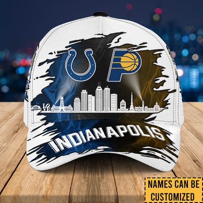 Indianapolis Skyline Classic Cap - Customized Classic Cap - v2